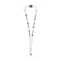 Gerecyclede Lanyard 2 cm wit